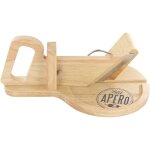 Trancheuse charcuterie ronde en bois