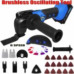 Trancheuse électrique multi - outils oscillante sans brosse pour couper, meuler, gratter Trancheuse électrique multi - outils oscillante sans brosse pour couper, meuler, gratter