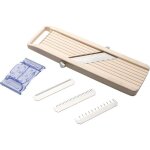 Trancheuse � mandoline japonaise bn - 1 avec trois lames interchangeables en acier inoxydable, ivoire, ...