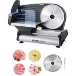 Trancheuse a viande domestique, 180 w, trancheuse electrique pour aliments de charcuterie, avec 2 lames ...