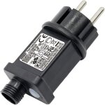 Transformateur 31 v 6 w, prise de guirlande lumineuse 8 modes, adaptateur de lumire de nol tanche ...