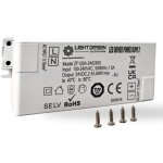 Transformateur led 60w ? entr�e 230v ac / sortie 24v dc bo�tier en plastique ? c�bles non fournis