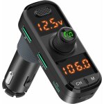 Transmetteur fm bluetooth 5. 0 récepteur autoradio avec 2 micros, 41w chargeur de voiture pd qc 3. 0, ... Transmetteur fm bluetooth 5. 0 récepteur autoradio avec 2 micros, 41w chargeur de voiture pd qc 3. 0, ...