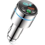 Transmetteur fm bluetooth - bluetooth 5. 3 - tout m�tal - chargeur rapide de voiture pd 30w type c + ...