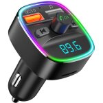 Transmetteur fm bluetooth, bluetooth lecteur mp3 adaptateur radio sans fil kit Émetteur fm voiture chargeur, ... Transmetteur fm bluetooth, bluetooth lecteur mp3 adaptateur radio sans fil kit Émetteur fm voiture chargeur, ...