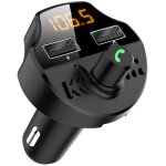 Transmetteur fm bluetooth voiture 5. 0, adaptateur audio sans fil pour autoradio kit voiture mains libres ...