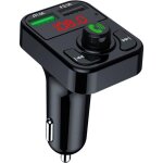 Transmetteur fm de voiture kit de voiture bluetooth mains libres lecteur mp3 3. 1a charge rapide
