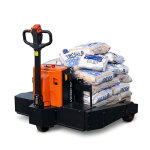 Transpalette �lectrique tout terrain - fourche 1070x1050mm - charge max 1500kg - rte15