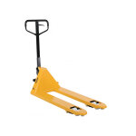 Transpalette manuel jaune avec roues et boggies polyamide - fourches 1150x540mm - capacit 2, 5 tonnes ...