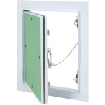 Trappe de visite blanc 20 x 25 cm aluminium et pl�tre