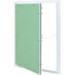 Trappe de visite blanc 55 x 65 cm aluminium et pl�tre