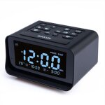 Treetalk - radio - rveil numrique avec double chargeur usb pour chambre  coucher, volume d'alarme ...