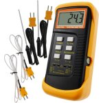 Thermomtre  thermocouple thermomtre numrique de type k thermomtre cvc double thermomtre avec 4 ...