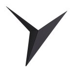 Triangulaire fer lampe murale led, applique murale noire, applique murale industrielle, luminaires mural ... Triangulaire fer lampe murale led, applique murale noire, applique murale industrielle, luminaires mural ...