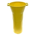 Tr�mie pour remplissage de sacs jaune dimensions : diam�tre 36 cm