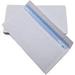 Tremplin editions - lot de 100 enveloppes dl 110 x 220 mm sans fen�tre papier velin 80 gr