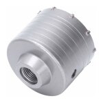 Trpans pour trous de scie mural avec perceuse centrale, foret trpan bton carbure 65mm pour brique, ...