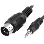 Cable din 5broches vers jack 3. 5mm - longueur 1. 2m