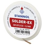 Tresse � dessouder stannol solder ex longueur 1. 6 m largeur 2. 0 mm flux impr�gn� s66512
