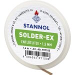 Tresse � dessouder stannol solder ex longueur 1. 6 m largeur 1. 5 mm flux impr�gn� s66529