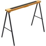 Tr�teau pliable meister acier - 100kg de charge - noir