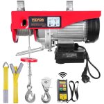 Mophorn - palan electrique 1320 lb 1150 w 220 v treuil a fil deacier telecommande sans fil hauteur de ...