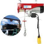 Eosnow treuil à câble électrique, palan de levage, avec cble métallique de 18 mètres, 500kg - 1000kg, ... Eosnow treuil à câble électrique, palan de levage, avec cble métallique de 18 mètres, 500kg - 1000kg, ...