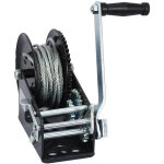 Wiltec treuil � c�ble manuel de halage - en acier galvanis� - charge max. 1500 kg - c�ble 10 m - rapport ...