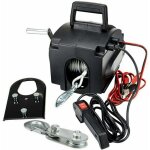 Treuil électrique 12 v - 9, 2 m - câble en acier - force de traction jusqu'à 4990 kg Treuil électrique 12 v - 9, 2 m - câble en acier - force de traction jusqu'à 4990 kg