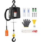 Treuil lectrique 3 en 1 , 1 100 lb, grue  treuil lectrique 1 500 w avec tlcommande filaire et sans ...