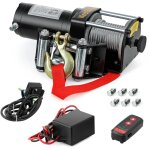 Treuil electrique 900w 1360kg 12v avec telecommande, moteur haute puissance, treuil de r�cup�ration avec ...