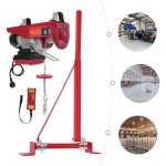 Treuil �lectrique avec t�l�commande sans fil c�ble m�tallique de 12 m capacit� de 125 kg � 250 kg hauteur ...