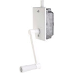 Treuil � manivelle volet � encastrer blanc