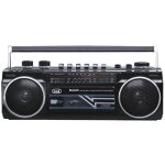 Trevi - rr 501 bt stereo boombox enceinte portable bluetooth, usb, sd, mp3, noir