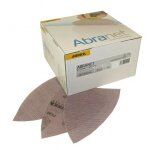 Triangles abrasifs abranet delta 100 x 152 x 152mm - mirka, 50 / boite grain: 320