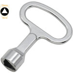 Triangle poubelle cl� poubelle jaune triangulaire clef triangle � douille en m�tal pour compteur gaz ...
