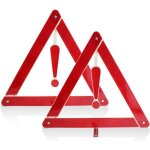 Triangles de signalisation pour auto 2pcs triangle plaque d'avertissement r�fl�chissant et bo�te de rangement ...