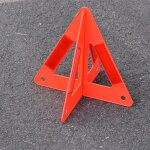 Triangle de signalisation, triangle de signalisation portable voiture panne d'urgence avertissement r�fl�chiss ...