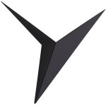 Triangulaire fer lampe murale led, applique murale noire, applique murale industrielle, luminaires mural ...