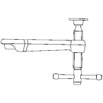 Trier coulissant cpl. avec poign�e � garrot pour serre - joint � vis tout acier classix gs25k - 3101801 ...