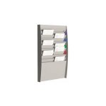 Paperflow - trieur mural 20 cases plastique horizontal gris Paperflow - trieur mural 20 cases plastique horizontal gris
