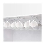 Crochet pour armoire, crochet de rangement en mtal sous l'armoire avec 4 vis, set de 3 porte - gobelets, ...