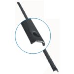 Tringle de cr�mone 18 x 9 mm finition zingu� pour menuiserie bois torbel