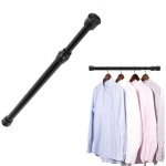 Tringle � rideau t�lescopique � ressort r�glable robuste et solide de 1, 3 cm, aucun per�age requis, ...