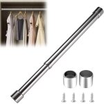 Tringle � v�tements extensible, tube de penderie t�lescopique flexible, barre de penderie extensible ...