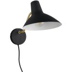 Trio - applique, applique int�rieur filaire en m�tal traveller noir en metal