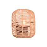 Trio - applique, runa1xe27, max. 60, 0 wsisal, brun, corps: métal, noir matl:23, Trio - applique, runa1xe27, max. 60, 0 wsisal, brun, corps: métal, noir matl:23,