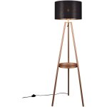 Trio - lampadaire trois pieds design avec abat - jour tissu