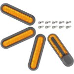 Trottinette roue couverture rflecteur bande pour xiaomi m365, pro, 1s, essential, pro2, mi3 - jaune