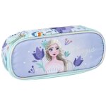 Frozen - trousse  crayons ovale de couleur lilas - 8, 5 x 5 x 22, 5 cm - fermeture de zipper - polyvalent ...